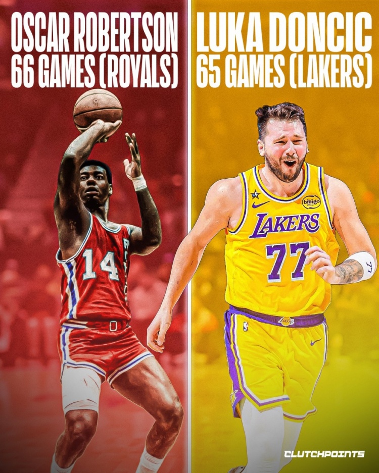 在新球队最快得到2000分球员排行！张伯伦53场 卢卡65场 麦迪74场